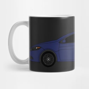 Dodge Dart True Blue Sticker Mug